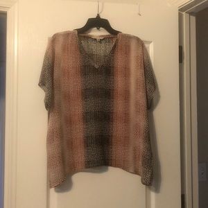 CAbi Cover Up Tee Top #240 Spring 2015